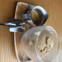 Affogato with chickpea coffee icecream  at nomVnom Bistro - Clarke Quay in Central Singapore