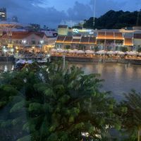 Beautiful views of Clarke quay  #Veganuary at nomVnom Bistro - Clarke Quay in Central Singapore
