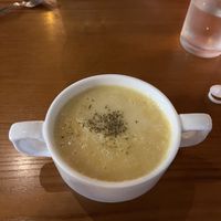 Corn soup  at nomVnom Bistro - Clarke Quay in Central Singapore