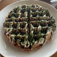 Okomomiyaki waffles  at nomVnom Bistro - Clarke Quay in Central Singapore