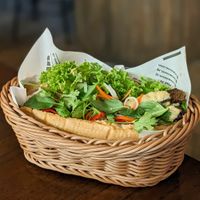 Vegan Beefless Banh Mi at nomVnom Bistro - Clarke Quay in Central Singapore