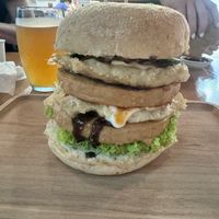 Double patty   at nomVnom Bistro - Clarke Quay in Central Singapore