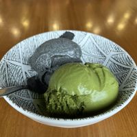 Black sesame & matcha ice cream  at nomVnom Bistro - Clarke Quay in Central Singapore