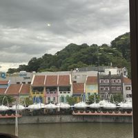 View from our table 💕  at nomVnom Bistro - Clarke Quay in Central Singapore