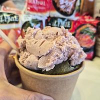 Plant based strawberry ice cream at nomVnom Bistro - Clarke Quay in Central Singapore