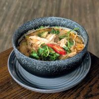 Vegan Creamy Mala Pho at nomVnom Bistro - Clarke Quay in Central Singapore