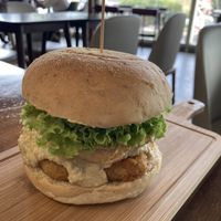 QQ cheezy burger  at nomVnom Bistro - Clarke Quay in Central Singapore