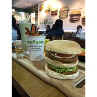 Mammoth truffle and sweet potato fries with truffle aioli. at nomVnom Bistro - Clarke Quay in Central Singapore