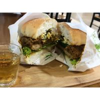 Nom nom rendang burger at nomVnom Bistro - Clarke Quay in Central Singapore