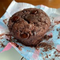 Chocolate muffin at nomVnom Bistro - Clarke Quay in Central Singapore