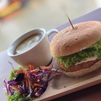 Burger set 1 Nom Nom at nomVnom Bistro - Clarke Quay in Central Singapore