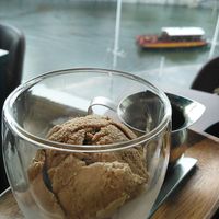 With the Singapore River view ...  at nomVnom Bistro - Clarke Quay in Central Singapore