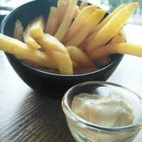 Truffle Fries at nomVnom Bistro - Clarke Quay in Central Singapore