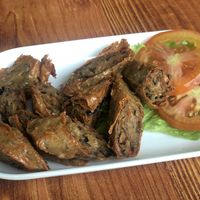 This is nicely seasoned but too oily at nomVnom Bistro - Clarke Quay in Central Singapore