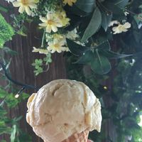 Durian ice cream  at nomVnom Bistro - Clarke Quay in Central Singapore
