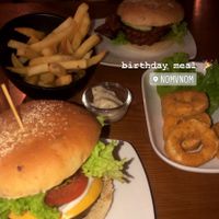 Temptation satay, truffle fries, golden rings and MLT at nomVnom Bistro - Clarke Quay in Central Singapore