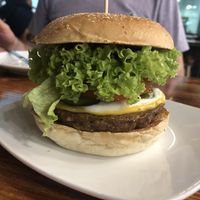 TLC burger - delish  at nomVnom Bistro - Clarke Quay in Central Singapore