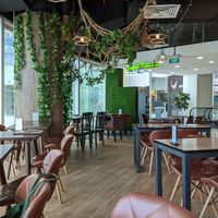 Inside of the café, very nice at nomVnom Bistro - Clarke Quay in Central Singapore