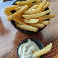Truffle fries with a LOT of truffle flavour (comes with truffle mayo) at nomVnom Bistro - Clarke Quay in Central Singapore