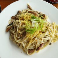Truffle pasta  at nomVnom Bistro - Clarke Quay in Central Singapore
