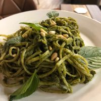 Pesto linguine  at nomVnom Bistro - Clarke Quay in Central Singapore