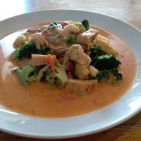 Verduras al curry con coco at La Carotte Qui Rit in Koh Tao