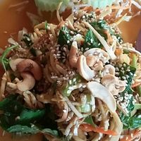 banana flower salad at La Carotte Qui Rit in Koh Tao