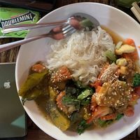 Glass noodle at La Carotte Qui Rit in Koh Tao