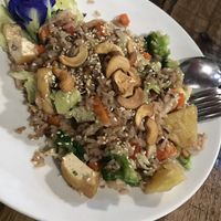 Pineapple fried rice at La Carotte Qui Rit in Koh Tao