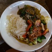 Curry with Glassnoodles at La Carotte Qui Rit in Koh Tao