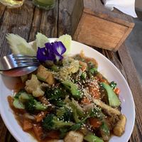 Noodles at La Carotte Qui Rit in Koh Tao