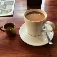 Thai Tee with Coconut milk 👍 at La Carotte Qui Rit in Koh Tao