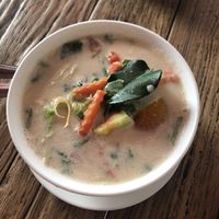 Tom Kha at La Carotte Qui Rit in Koh Tao