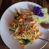 Pad Thai? (can't remember) at La Carotte Qui Rit in Koh Tao