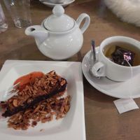 Vegan chocolate tart  at Veg & Veg in Florence