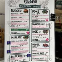 Menu  at Veg & Veg in Florence