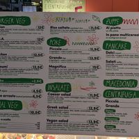 Speisekarte at Veg & Veg in Florence