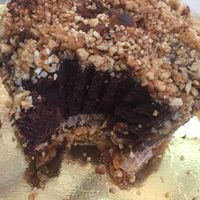 Chocolate with hazelnuts--too good to take a pic first! at Veg & Veg in Florence