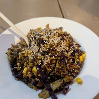 Riso Saltado with vegan chicken at Veg & Veg in Florence