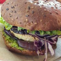 the Popeye burger without the mayo at Veg & Veg in Florence