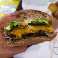 Hamburger siciliano veg at Veg & Veg in Florence