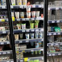 Vegan selection at Naturalia - Mouffetard in Paris