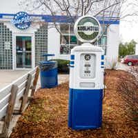outside at Monty's Blue Plate Diner in Madison
