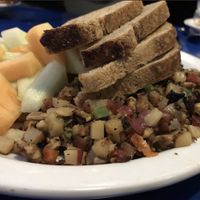 Vegan Hash was horribly bland and flavorless   at Monty's Blue Plate Diner in Madison