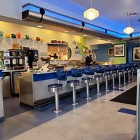 Inside bar at Monty's Blue Plate Diner in Madison