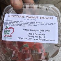 This brownie was so dang good!!!!   at Mother Fool's Coffeehouse in Madison