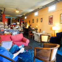 inside at Mother Fool's Coffeehouse in Madison