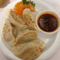 Grilled dumplings: YUM, my fave at Vegie Hut in Box Hill