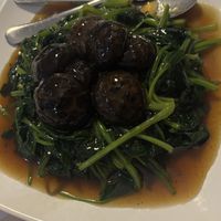 Mushroom and vegetables   at Vegie Hut in Box Hill