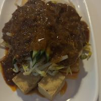 Satay tofu  at Vegie Hut in Box Hill